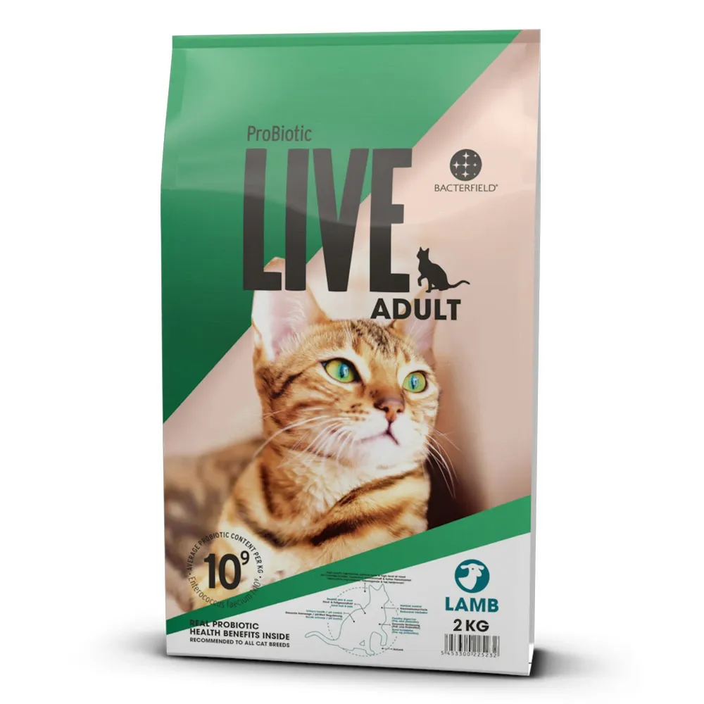 Probiotic Live Cat Adult Lamb 2Kg